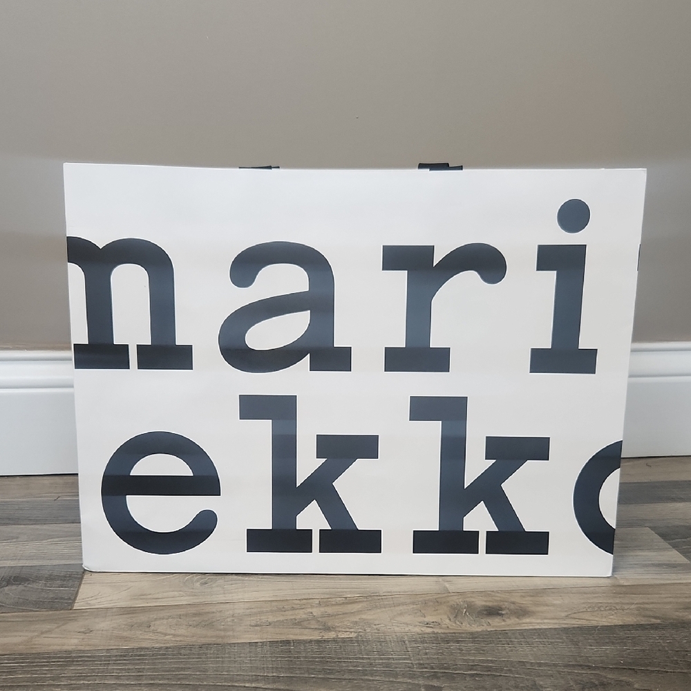 Marimekko Black‎ and White Shopping Bag
